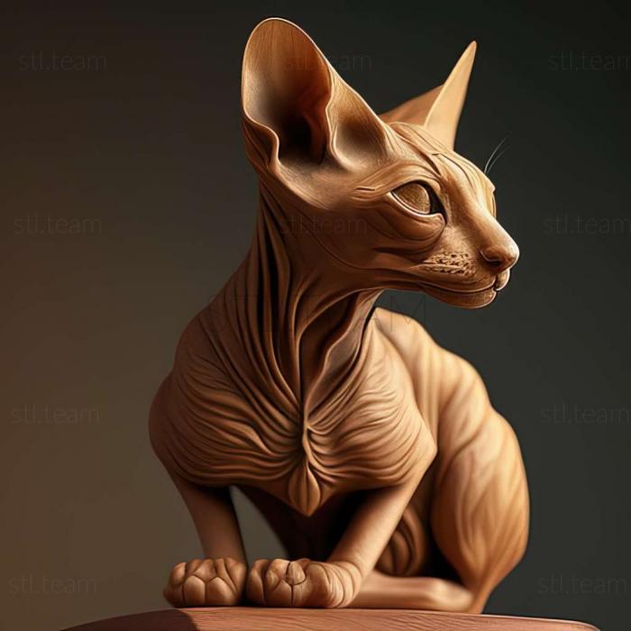 3D модель Петерболд кіт (STL)